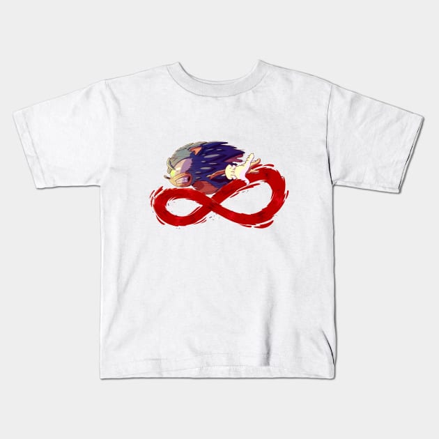 Sonic Speed Kids T-Shirt by RichTee Designs